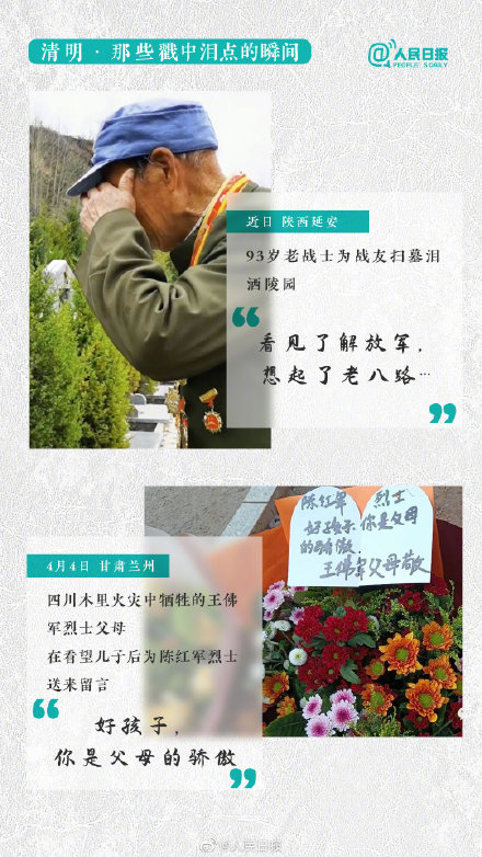 感动！这是今年清明戳中泪点的18个细节