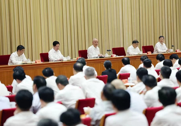 2023年8月18日，中央和国家机关部门党组（党委）落实机关党建主体责任座谈交流会在北京召开。中共中央政治局常委、中央和国家机关工委书记蔡奇出席会议并讲话。